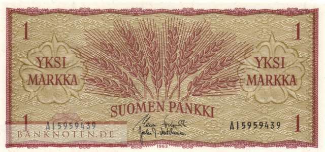 Finnland - 1  Markkaa (#098a-35_UNC)