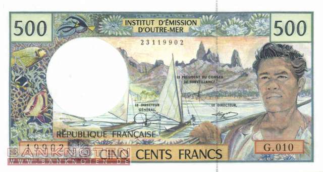 Franz. Pazifik Territorien - 500  Francs (#001d_UNC)