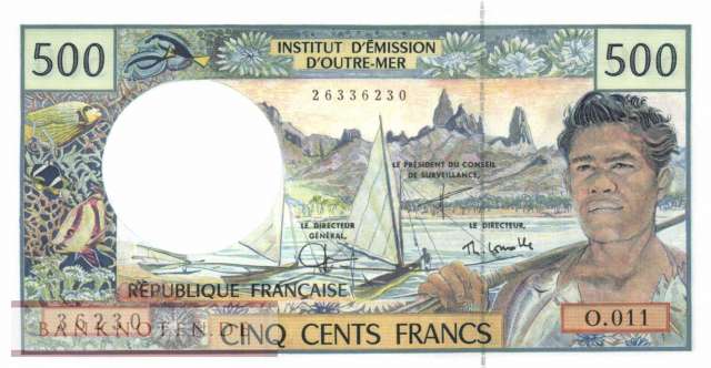 French Pacific Territories - 500  Francs (#001e_UNC)