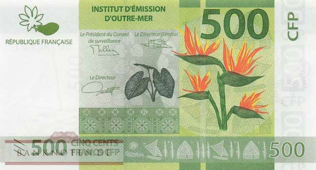 French Pacific Territories - 500  Francs (#005c_UNC)