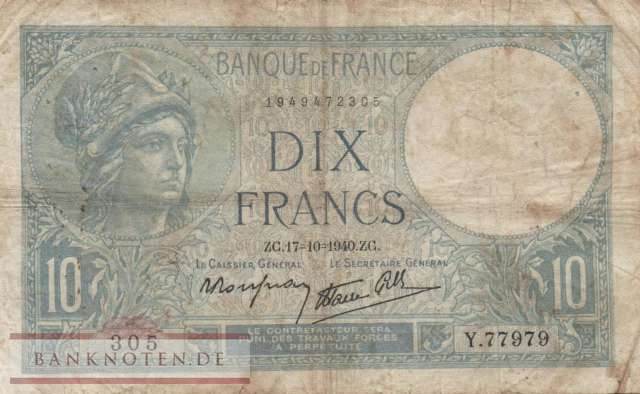 France - 10  Francs (#084-40_G)