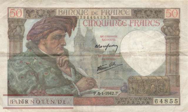 France - 50  Francs (#093-42_F)