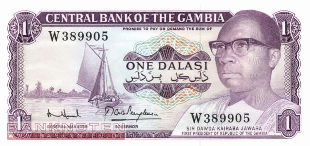 Gambia - 1  Dalasi (#004f_UNC)