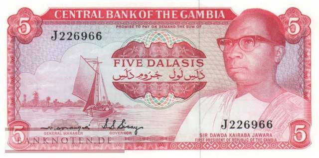 Gambia - 5  Dalasis (#005b_AU)