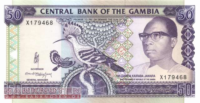 Gambia - 50  Dalasis (#015a_UNC)