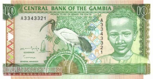 The Gambia - 10  Dalasis (#017a_UNC)