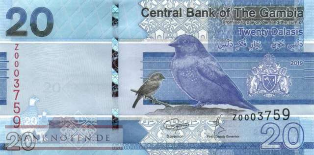 Gambia - 20  Dalasis - Ersatzbanknote (#039aR_UNC)