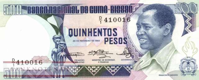 Guinea-Bissau - 500  Pesos (#007_UNC)
