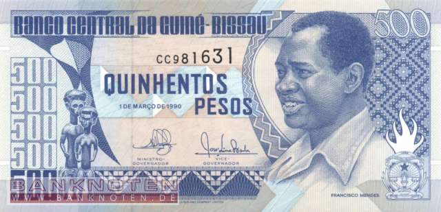 Guinea Bissau - 500  Pesos (#012_UNC)