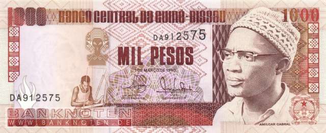 Guinea Bissau - 1.000  Pesos (#013a_UNC)