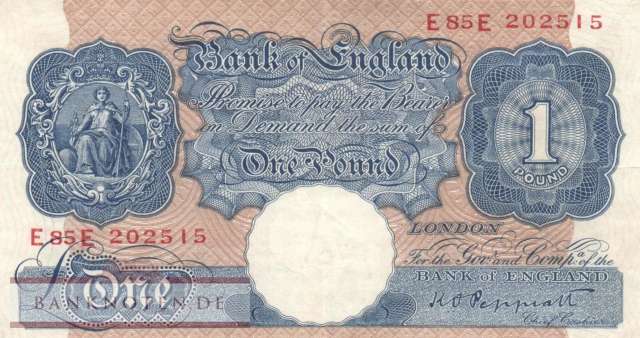 Grossbritannien - 1  Pound (#367a_F)