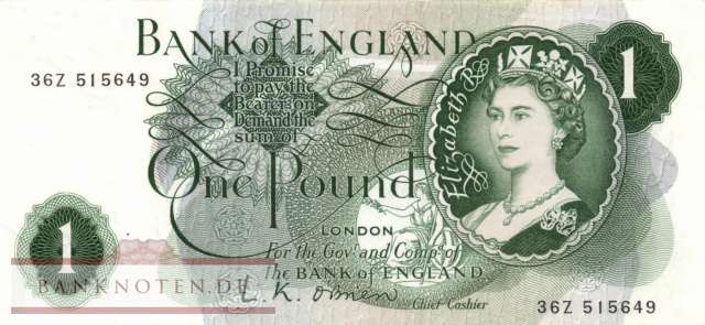 Grossbritannien - 1  Pound (#374a_XF)