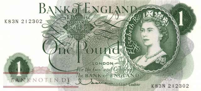 Grossbritannien - 1  Pound (#374c_UNC)