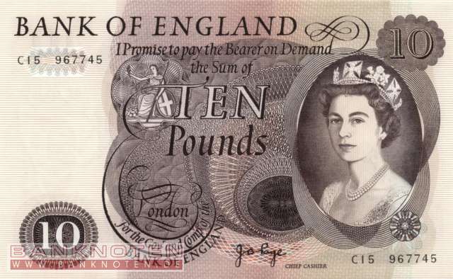 Great Britain - 10  Pounds (#376c_UNC)