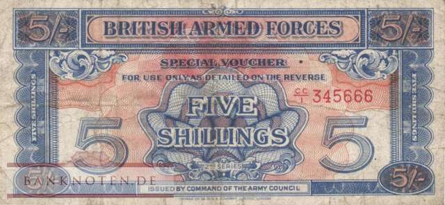 Grossbritannien - 5  Shillings (#M020a_F)