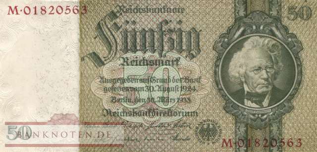 Deutschland - 50  Reichsmark (#0175dH-N_XF)