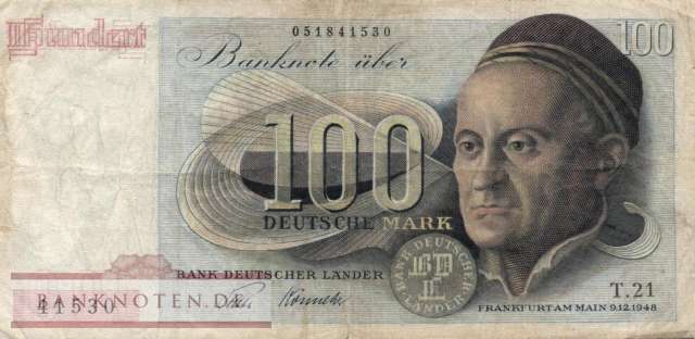 Germany - 100  Deutsche Mark (#BRD-03-2_F)