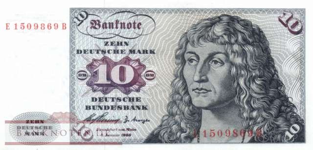 Deutschland - 10  Deutsche Mark (#BRD-07b_UNC)