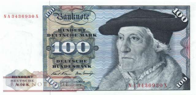 Deutschland - 100  Deutsche Mark (#BRD-17a-NA_UNC)