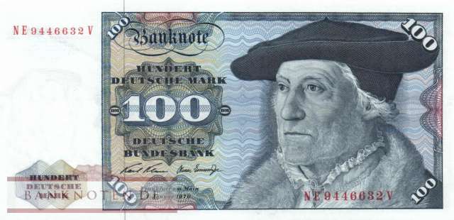 Germany - 100  Deutsche Mark (#BRD-17b-NE_UNC)