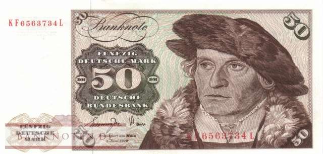 Deutschland - 50  Deutsche Mark (#BRD-21a-KF_UNC)