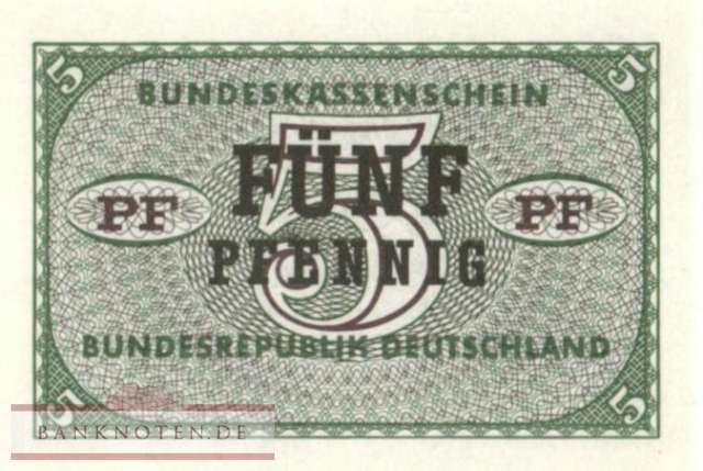 Germany - 5  Pfennig (#BRD-66_UNC)