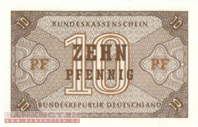 Deutschland - 10  Pfennig (#BRD-67_UNC)