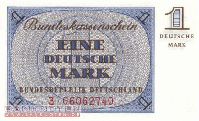 Deutschland - 1  Mark (#BRD-69a_UNC)