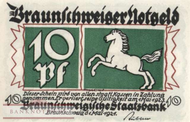 Braunschweig - 10  Pfennig (#BRS23c_UNC)