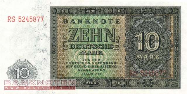 Deutschland - 10  Deutsche Mark (#DDR-05_UNC)