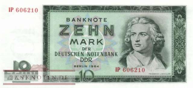 Deutschland - 10  Mark (#DDR-17a_UNC)