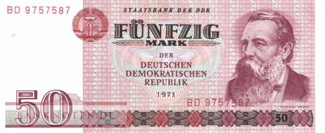 Germany - 50  Mark (#DDR-22a_XF)