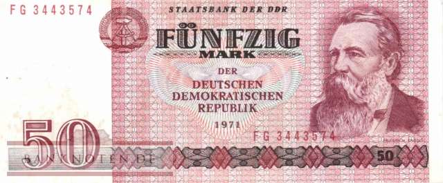 Germany - 50  Mark (#DDR-22c_XF)