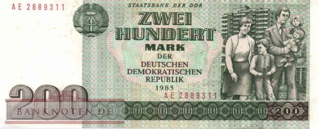 Deutschland - 200  Mark (#DDR-26a_AU)