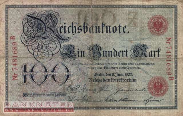 Deutschland - 100  Mark (#DEU-028_VG)