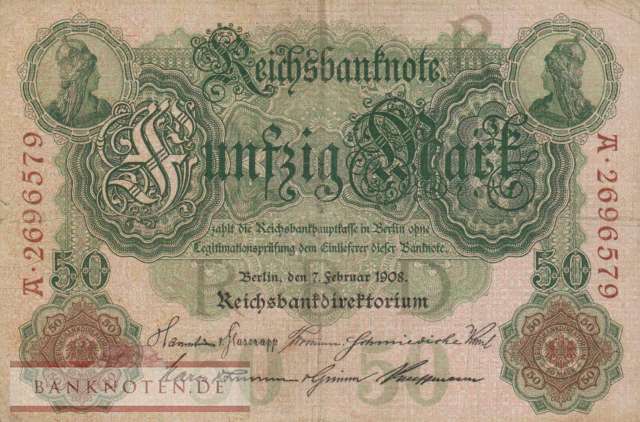 Deutschland - 50  Mark (#DEU-030_F)