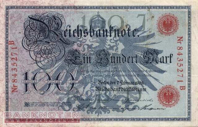 Deutschland - 100  Mark (#DEU-031b_VF)
