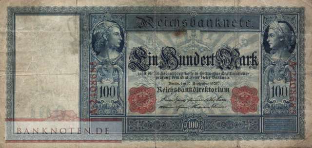 Germany - 100  Mark (#DEU-035_F)