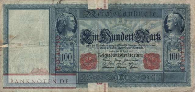 Deutschland - 100  Mark (#DEU-039a_G)