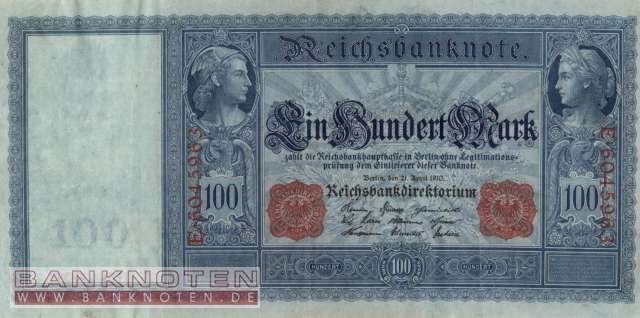 Germany - 100  Mark (#DEU-039b_VF)