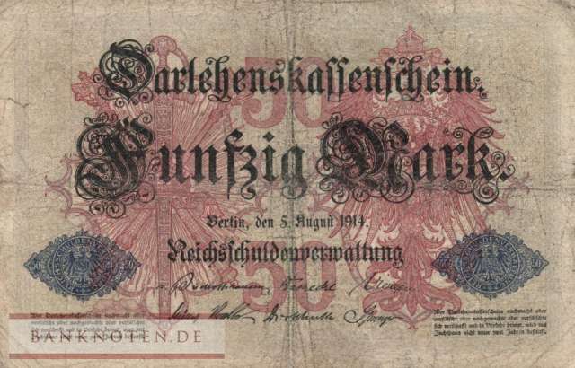 Germany - 50  Mark (#DEU-056a_F)