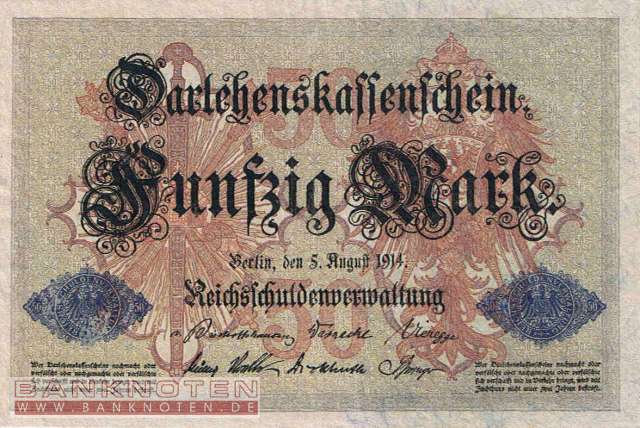 Deutschland - 50  Mark (#DEU-056b_UNC)