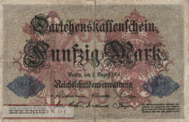 Germany - 50  Mark (#DEU-056b_F)