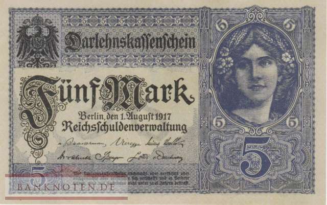 Deutschland - 5  Mark (#DEU-061b_UNC)