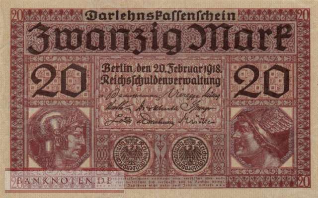 Germany - 20  Mark (#DEU-062_UNC)