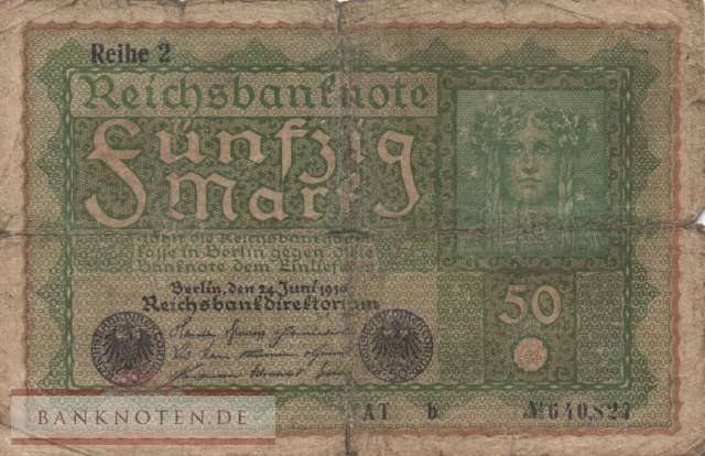 Deutschland - 50  Mark (#DEU-071b_VG)