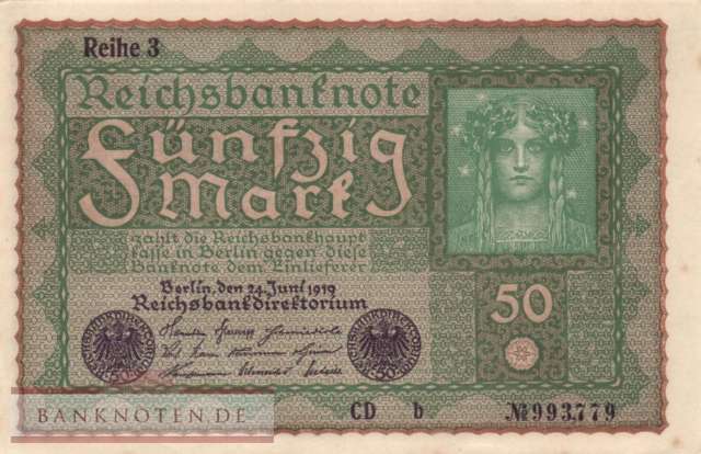Deutschland - 50  Mark (#DEU-071c_AU)