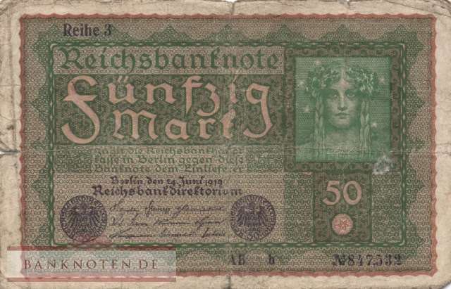 Deutschland - 50  Mark (#DEU-071c_VG)