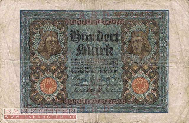 Germany - 100  Mark (#DEU-075b_F)