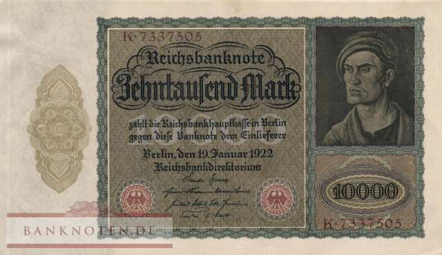 Deutschland - 10.000  Mark (#DEU-077_AU)